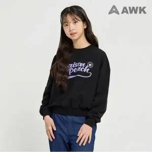 [보리보리/에어워크 주니어]피치 아트웍 크롭 맨투맨