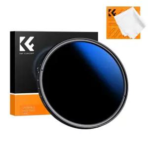 KnF Concept 77mm NANO-C HMC ND2-400 슬림 가변 ND 필터 블루코팅 (융포함) (캡옵션) AGC Japan Glass