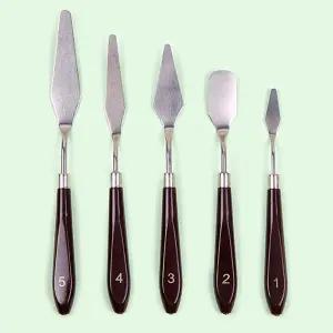 미술수업 화방 페인팅 나이프 미술용칼 5종 세트