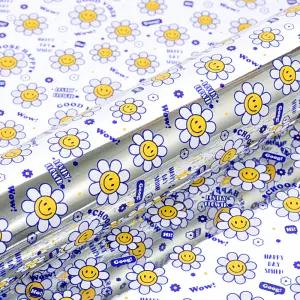 디자인랩 메탈롤포장지 대 스마일플라워 530mmX17m 색상랜덤