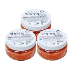 [김하진][김하진의 궁중 수라간] 김하진의 본本 알뜰 명란 500g × 3통 (총 1.5kg)