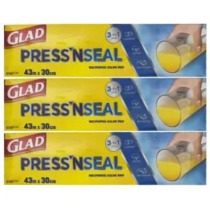 글래드 매직랩 3개 프레스앤씰 점보형 30cm X 43.4m 비닐랩