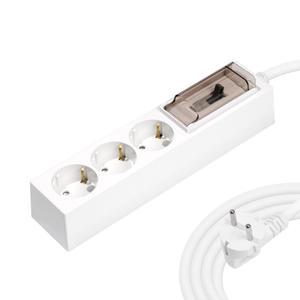 뉴잇 4000w 고용량 멀티탭 3구, 3m, 1개