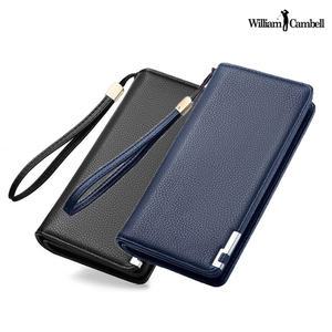 William Cambell (윌리엄캠벨) 남성장지갑 카드지갑 남성지갑 정장 핸드폰 장지갑 W2105