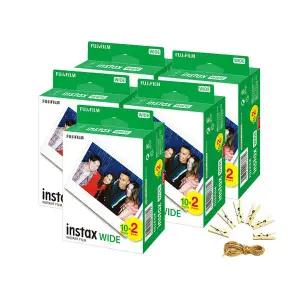 [인스탁스]와이드필름 10팩(100매)+선물, 와이드200 210 300 와이드 링크 전용 필름