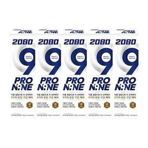 2080 프로나인 오리지날 치약 130g, 5개