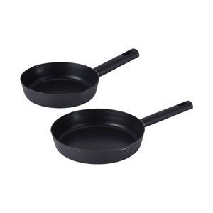 라체나 더블랙 풀인덕션 후라이팬 20cm, 1개 + 26cm, 1개