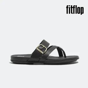 [공식] 핏플랍 그라시에 레더 스트레피 쪼리 BLACK