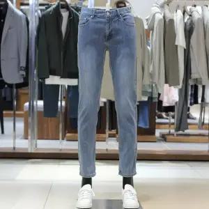 [바쏘](의정부점)24 NEW 스트레이트 고스판 크롭핏 블루워싱 데님 청바지 (중청)