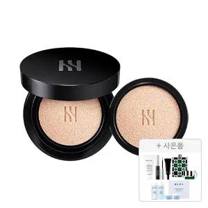 헤라 블랙쿠션 파운데이션 본품15g+리필15g 23N1, 1개+증정(하이드로 리플렉팅 디럭스 키트 3종 키트+UV프로텍터 멀티디펜스, 15ml+스프링 브리즈 피크닉 매트+클리어 브로우 젤, 3g+립 세럼 01 인텐스, 2g) 각 1개
