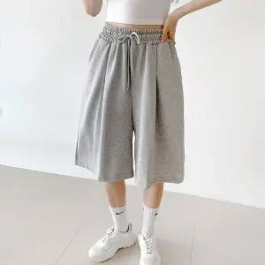[하프클럽/]와이드 6부 원턱반바지 5color 오버핏 버뮤다팬츠 트레이닝팬츠