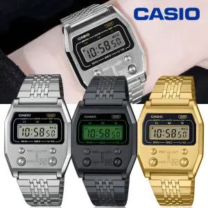 백화점AS 카시오 A-1100D-1DF A-1100B-1DF A-1100G-5DF 빈티지 풀 메탈 케이스 메탈시계 지코스모 공식수입