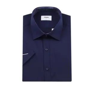 [갤러리아] (반소매 슬림핏) 착용감 편하고 구김 적은 면스판 반팔 와이셔츠 RZUSL0010NY