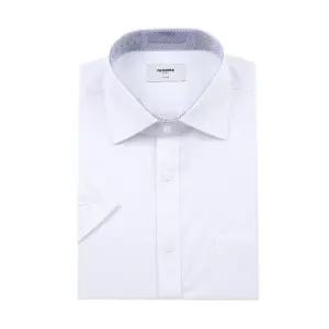 [갤러리아] (반소매 일반핏) 착용감 편한 면스판 반팔 와이셔츠 RZUSG0010WH