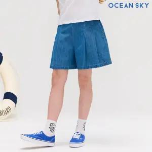 [오션스카이] 여아 데님 큐롯 팬츠-DCJG2652E0D