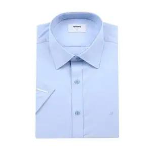 [갤러리아] (반소매 슬림핏) 착용감 좋은 뱀부 스판소재 반팔 와이셔츠 RZUSL0110BU