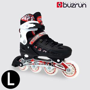아동인라인스케이트 버즈런 인라인 스케이트 블랙레드 L DK BZ905 인라인스케이트