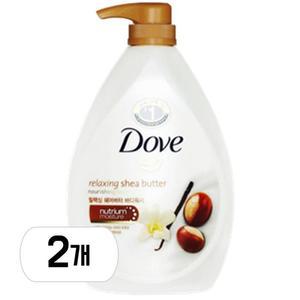 [도브]  릴랙싱시어버터 바디워시 1000ml 2개