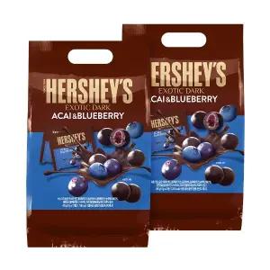 허쉬 다크초콜릿 아사이앤드블루베리 405g(15gx27입) x 2개