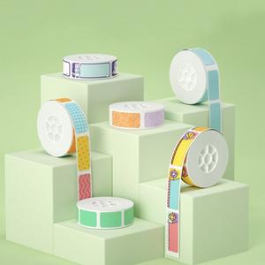 모에모에 라벨프린터 전용 라벨지 투명방수 리필용 네임스티커 라벨스티커