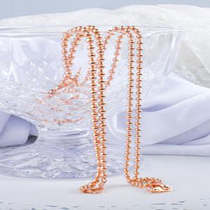 군번줄 목걸이 볼 체인 14K 줄 2mm 여자 친구 생일 선물 커플