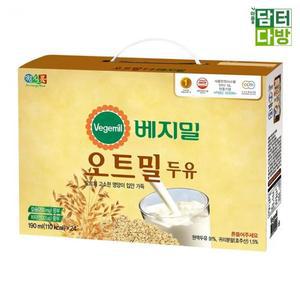 베지밀 오트밀두유 190ml 24개 귀리두유