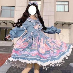 로리타코스프레의상 공주원피스 드레스 스커트 성인