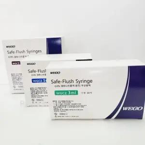 위고 식염수 주사기 3ml 5ml 10ml 멸균생리식염수 포쉬 플러시 세척용주사기