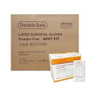 더블세이프 베스트핏 멸균 글러브 6.5 1박스/8통 멸균글러브 의료용
