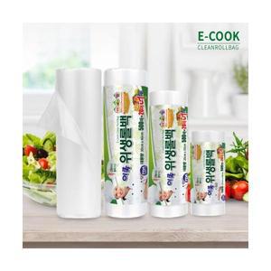 이쿡 대용량 일회용비닐 위생팩 롤백 3종 1롤 520매