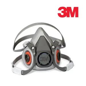 3M 6200 1개 반면형 양구형 방독마스크