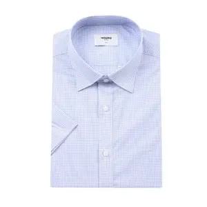 [갤러리아] (반소매 슬림핏) 트윌 스트레치 미니 윈도우 체크 반팔 셔츠 RZUSL0047