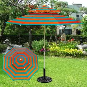 [드림레저]산들바람 레인보우 파라솔 Φ2300 (받침대 별매)