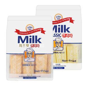 밀크 클래식 쌀과자 우유맛 240g+치즈맛 240g(총2개)
