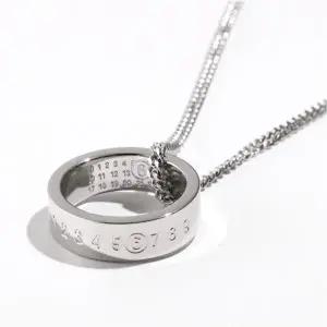 [메종마르지엘라]25FW MM6 마르지엘라 넘버 로고링 목걸이 실버 SM6UU0048 P7296 951