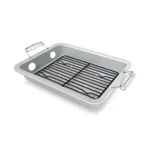 꾸버스 캠핑 바베큐그릴 숯통 박스숯통 숯받침 착화 업소용 재받이 숯받이 가정용