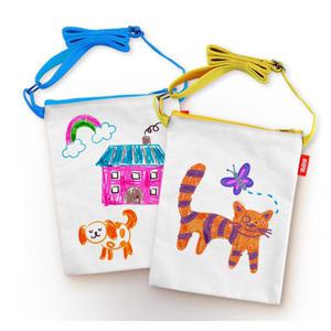 어린이집 초등만들기 페브릭 크로스백 가방만들기 5개 (무지-선택) 꾸미기 HA526-5