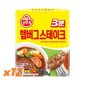 오뚜기 3분햄버그스테이크 140g x 12개 /
