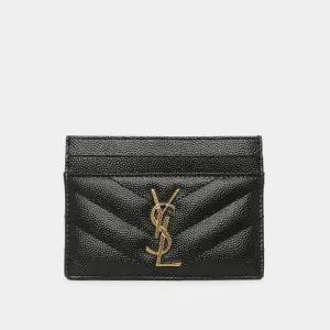 갤러리아 생로랑 26SS 마틀라쎄 클래식 여성 카드지갑 423291 BOW01 1000