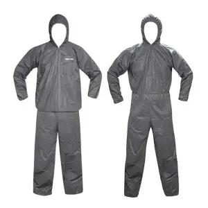 일회용 작업복 보호복 회색 (원피스 투피스 택1) 분진 먼지 정비 청소작업 보수 식품용 위생환경 작업복