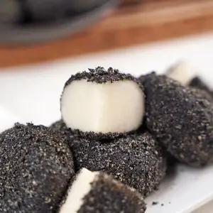 쫀득쫀득 청년떡방 흑임자 인절미 2kg(흑임자 가루 증정)