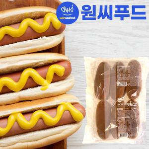 SPC 삼립 냉동 소프트핫도그번 6개입X1봉 300g 소세지빵 샌드위치