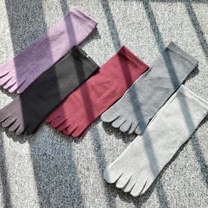 양말쟁이 발가락양말 10켤레 세트 여자 장목 무지