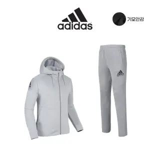 아디다스 컴뱃스포츠 마샬아츠 기모 후드 트레이닝 세트 TR70 GR(그레이) 남녀 운동복 슬림핏 겨울용
