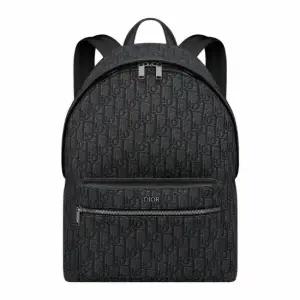 [명품] RIDER 백팩 블랙 오블리크 자카드 1VOBA088YKY_H00N