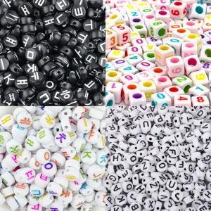 알파벳 한글 숫자 500g 비즈 이니셜 악세사리 만들기 재료 데코덴 슬라임
