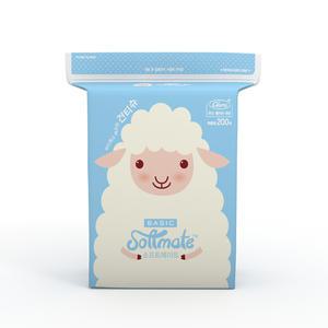 [순둥이] 소프트메이트 건티슈 베이직 200매 4팩
