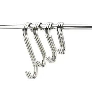 다용도 스텐 S자 고리/행거걸이/간이/옷걸이/후크/대형/소품/걸이/고리대/미니/다기능/봉걸이/가방