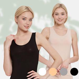 여성 자연섬유 소프트 학생 모달 데일리 민소매 나시 런닝