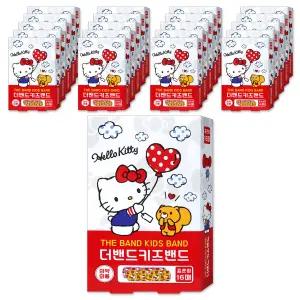 헬로키티 유아 어린이 캐릭터 키즈밴드 16매입 상처보호 일회용 반창고 표준형 20개